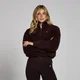 MP Women's Cropped Borg 1/4 Zip Fleece - Chocolate