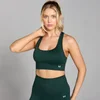 MP Women's Shape Seamless Sports Bra - Dark Emerald