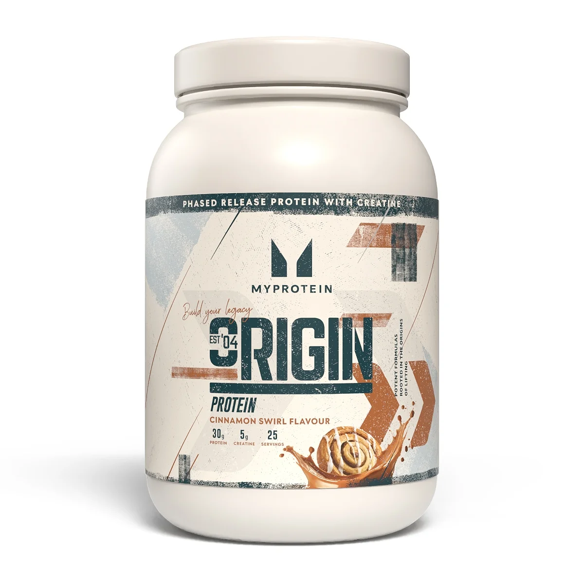 Origin Protein (with Creatine) - 25servings - Cinnamon Swirl Image 1