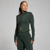 MP Women's Tempo Cropped Jacket - Dark Emerald