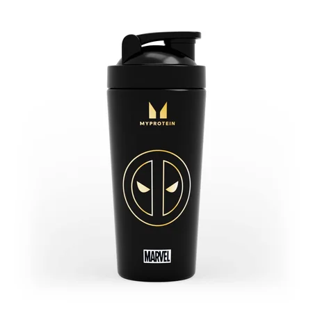 Myprotein X Sportshaker Deadpool Plastic Shaker - Black
