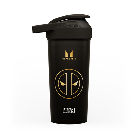 Myprotein X Sportshaker Deadpool Plastic Shaker - Black
