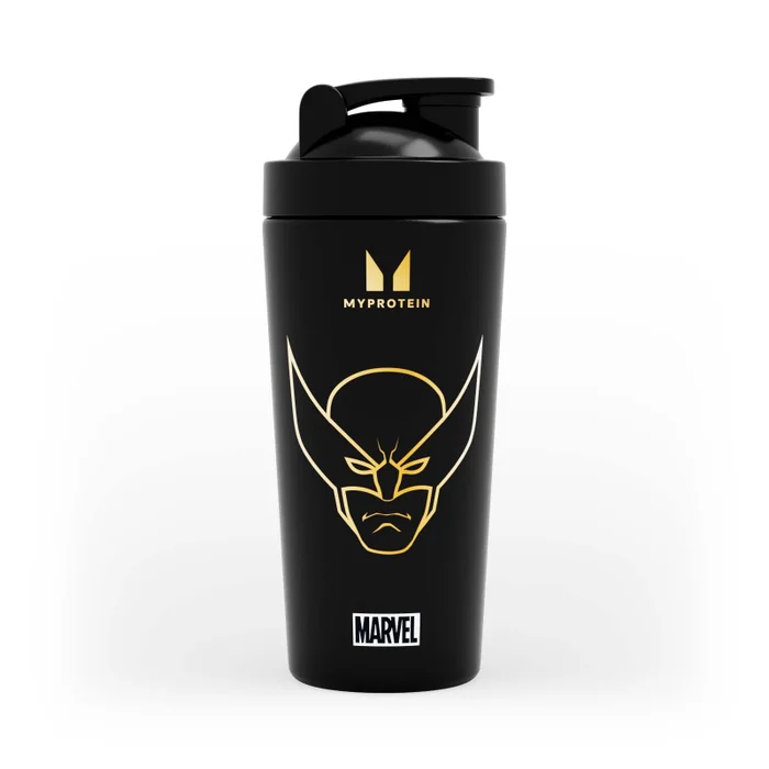 Myprotein X Sportshaker Wolverine Plastic Shaker - Black