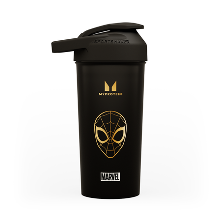 Myprotein X Sportshaker Spiderman Plastic Shaker - Black