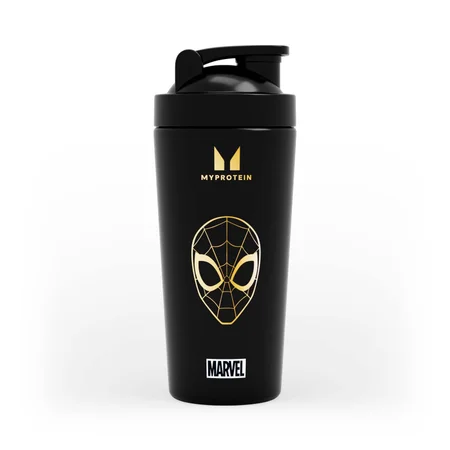 Myprotein X Sportshaker Spiderman Plastic Shaker - Black