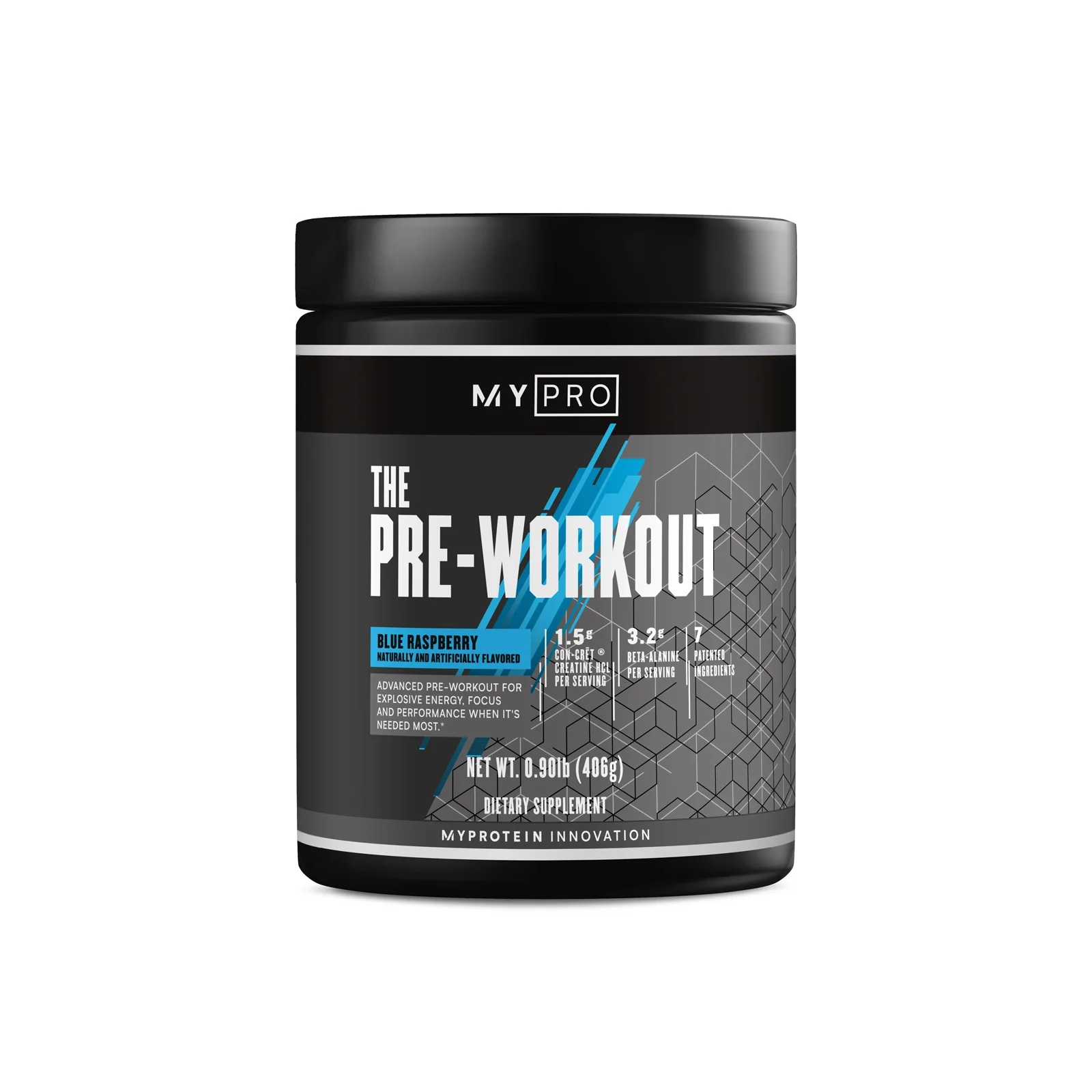 MyPRO THE Pre-Workout Advanced Formula (USA) - 20servings - Blue Raspberry Image 1