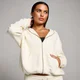MP Women's Basics Zip Through Hoodie - Soft Cream