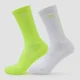 MP Move Club Running Socks (2 pack) - Yellow