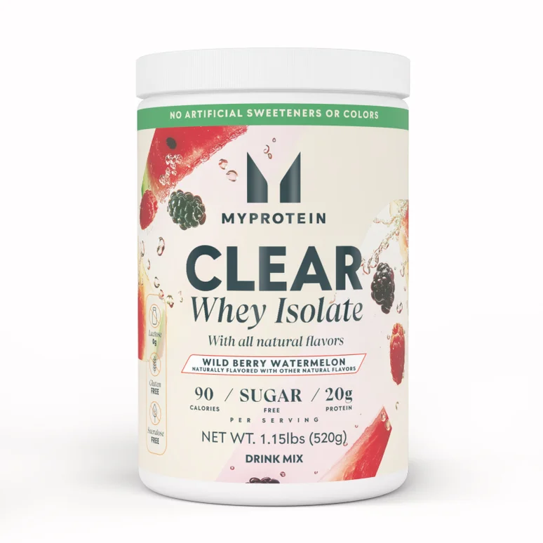 Clear Whey Isolate | With All Natural Flavors - 20servings - Wildberry Watermelon