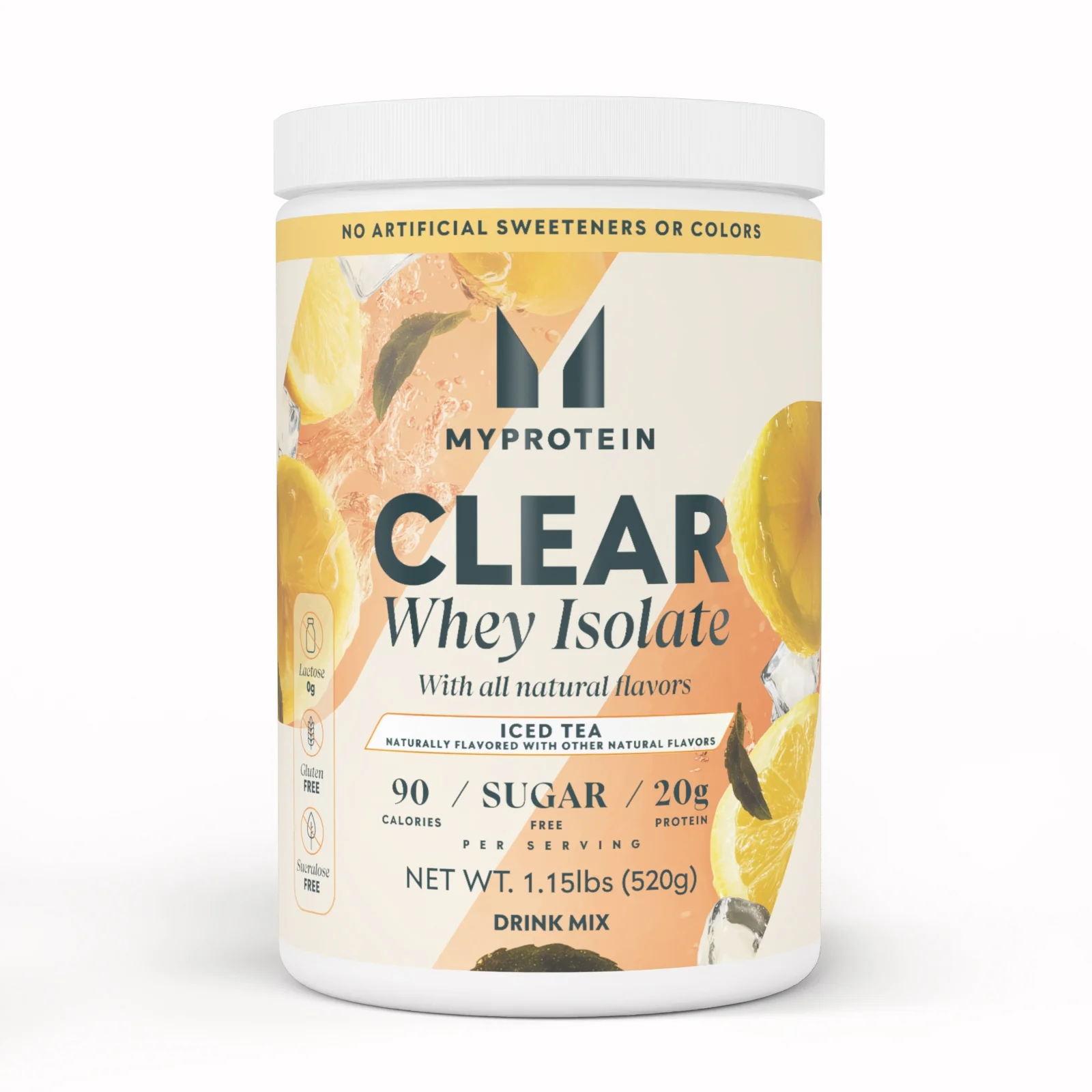 Clear Whey Isolate | With All Natural Flavors - 20servings - Iced Tea Image 1
