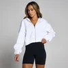 MP Women's Basics Zip Through Cropped Hoodie - White