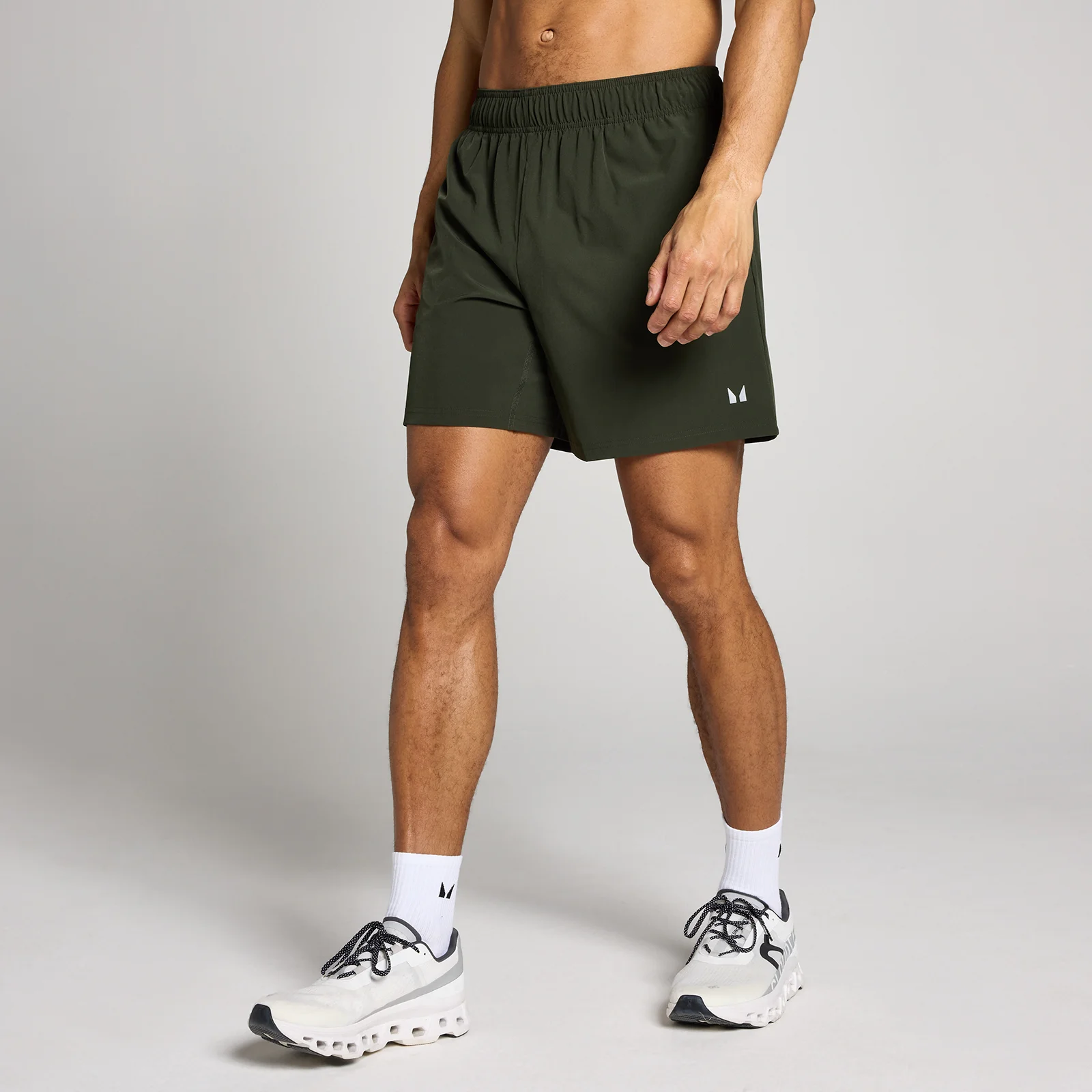 MP Men's 7" Woven Training Shorts - Forest Green - XS Image 1