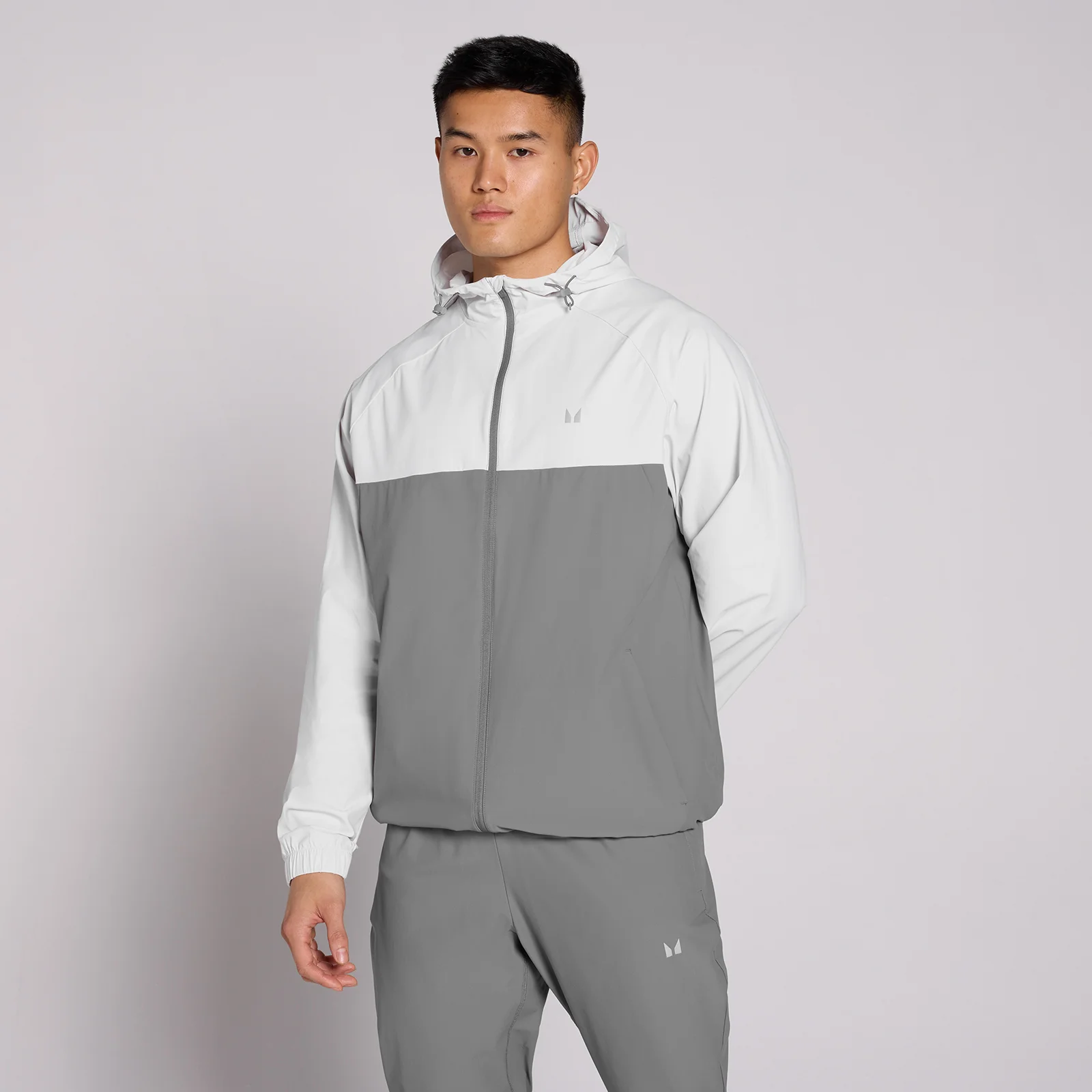 MP Men's Tempo Two Tone Jacket - Lilac / Steel Grey - XS Image 1