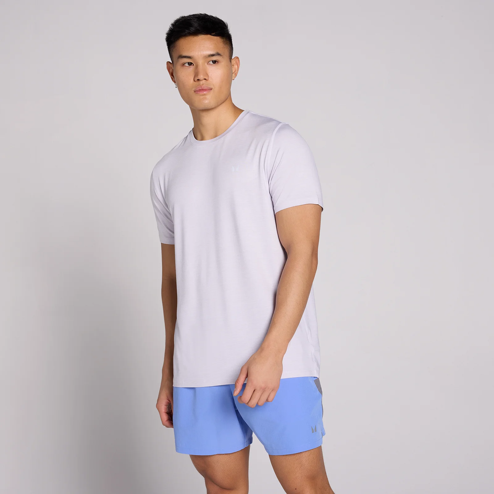 MP Men's Tempo Marl T-Shirt - Lilac Grey - XS Image 1