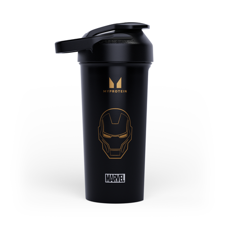 Myprotein X Sportshaker Iron Man Plastic Shaker - Black