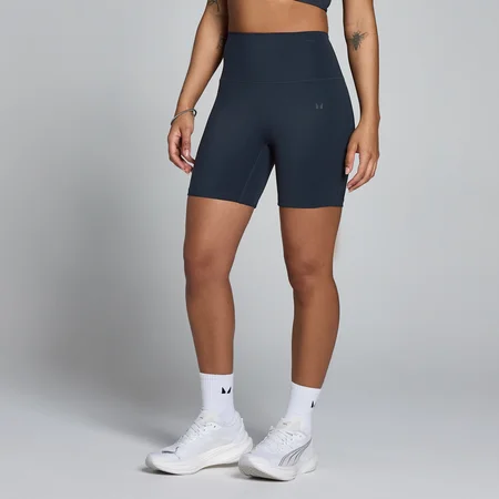 MP Women's Tempo High Waisted Shorts - Dark Navy