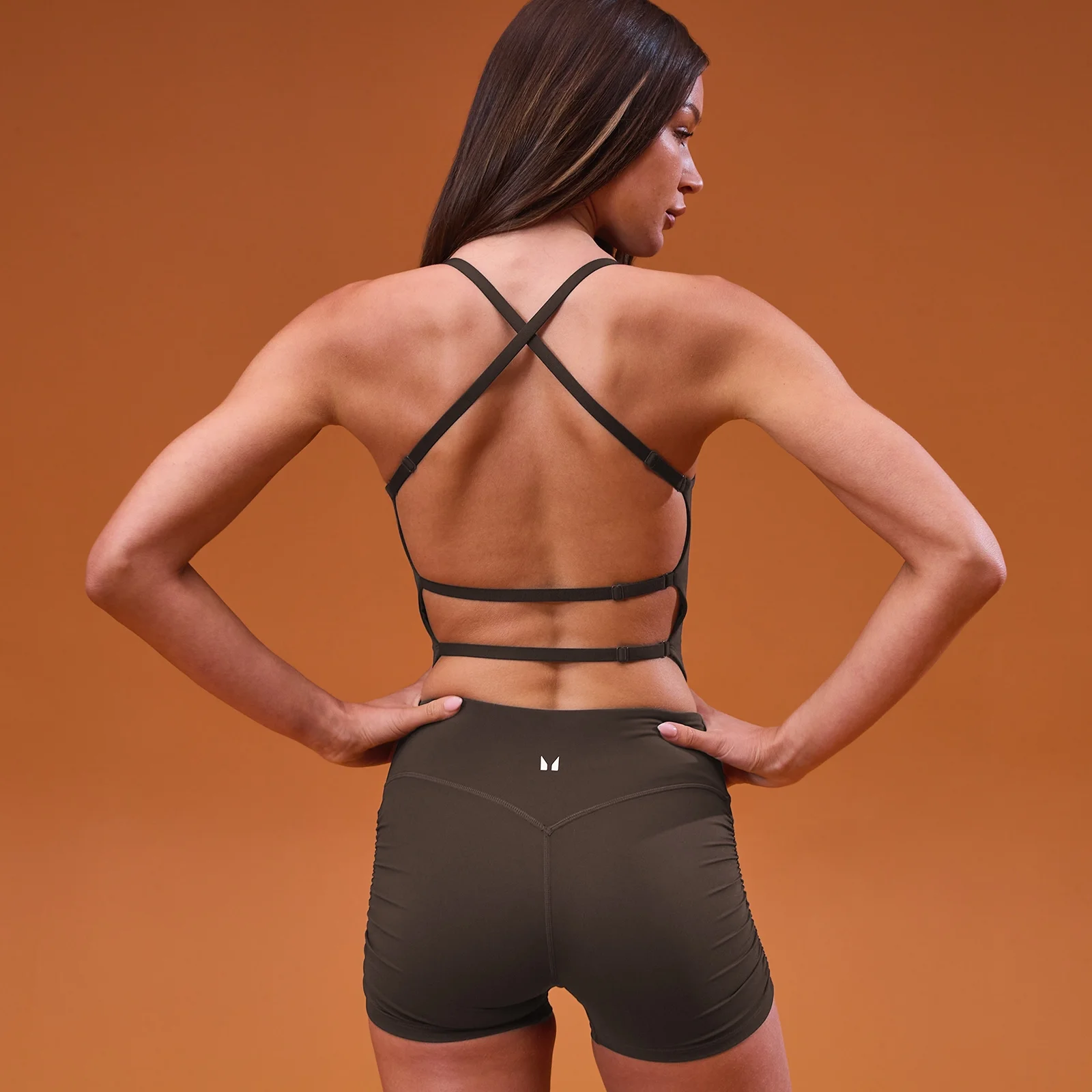 MP Women's Tempo Open Back Vest - Cocoa - XS Image 1
