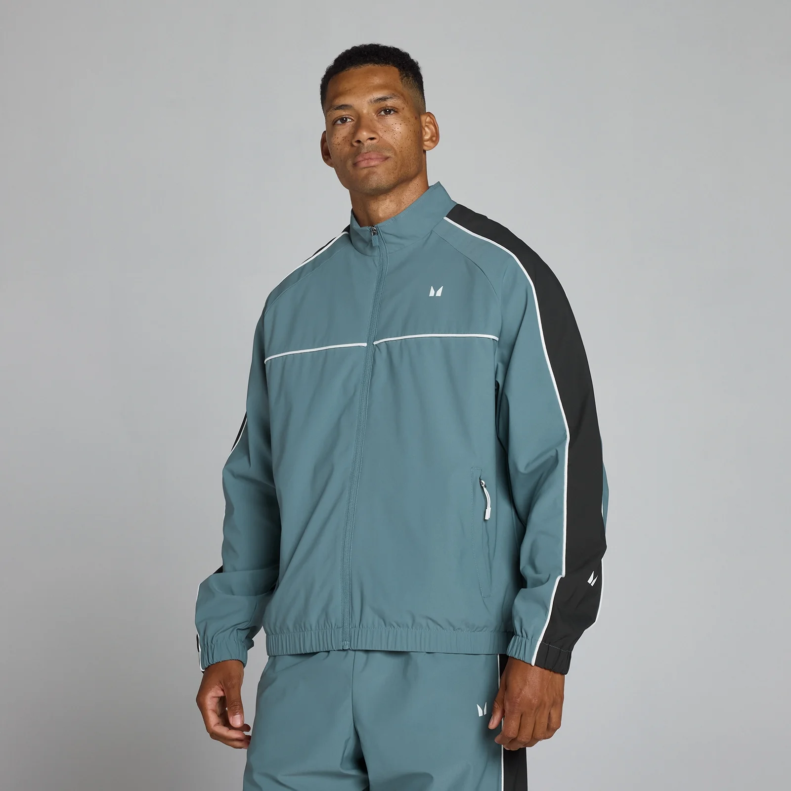 MP Men's Lift Woven Track Jacket - Midnight Slate - XS Image 1