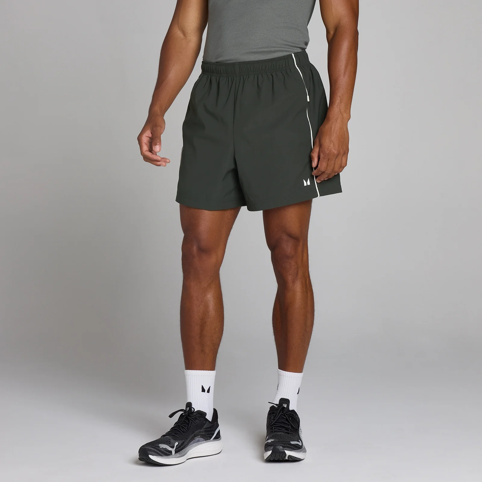 MP Men's Lift Woven Track Short - Washed Black - XS Image 1