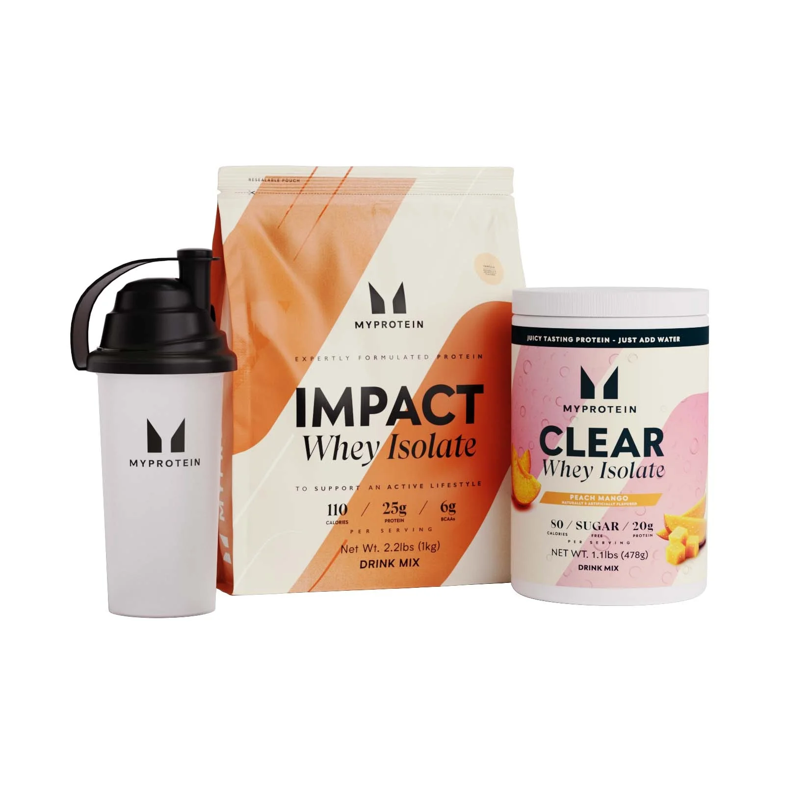 Isolate Recovery Variety Stack - Peach Mango - 2kg - Vanilla Ice Cream Image 1