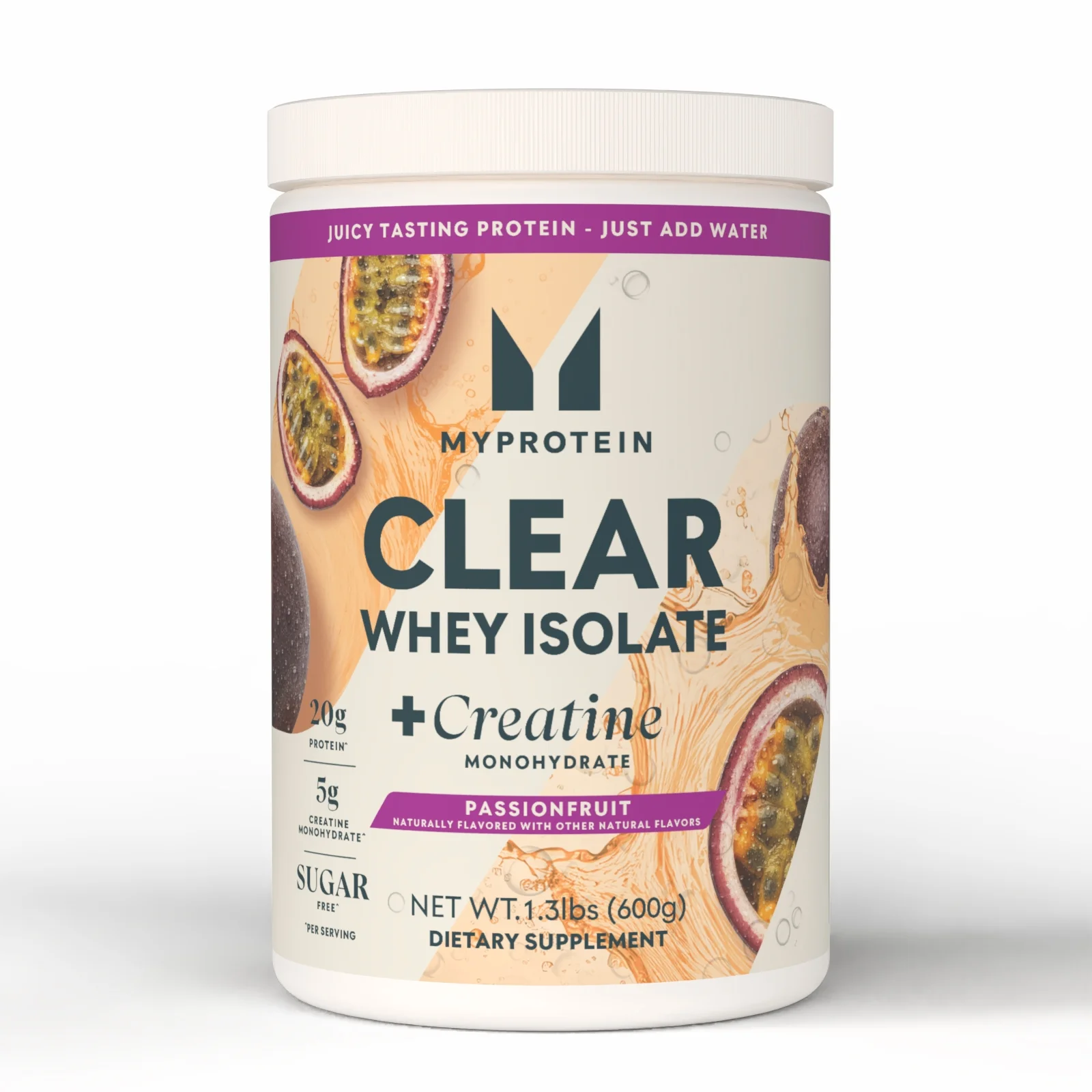 Clear Whey Isolate + Creatine - 20servings - Passionfruit Image 1