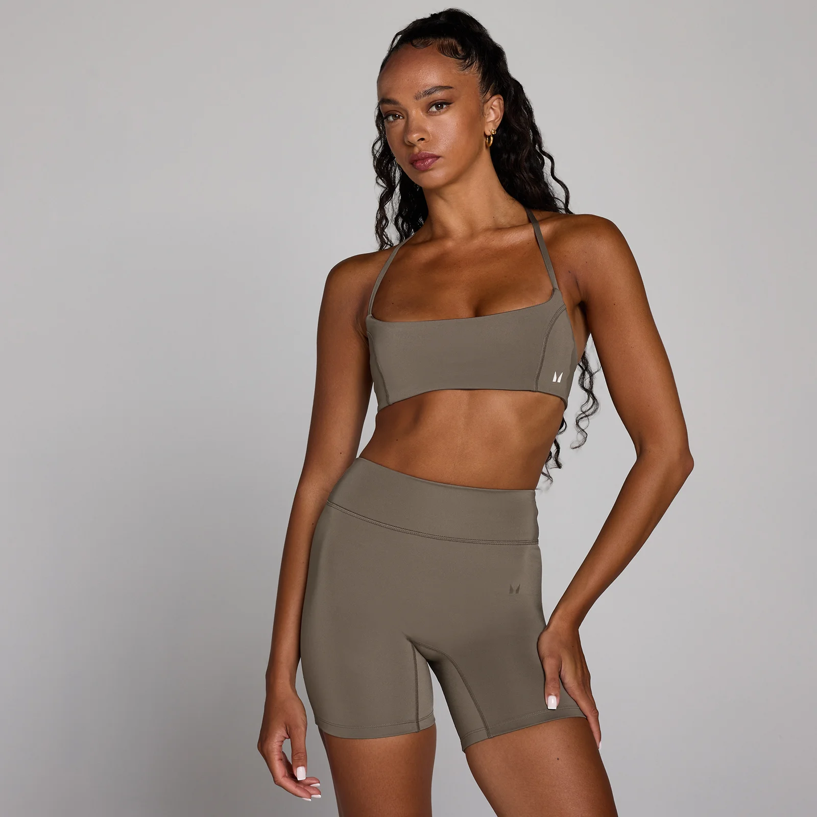 MP Women's Training Open Back Bra - Espresso - XS Image 1